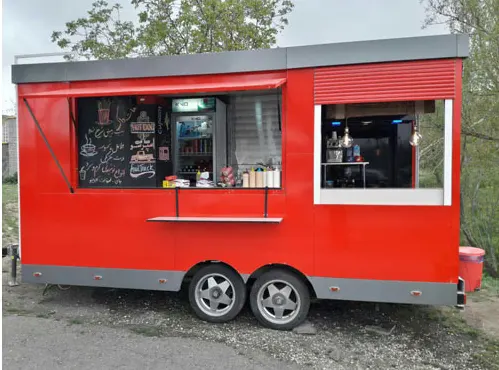 What is the purchase of a mobile fast food kiosk?