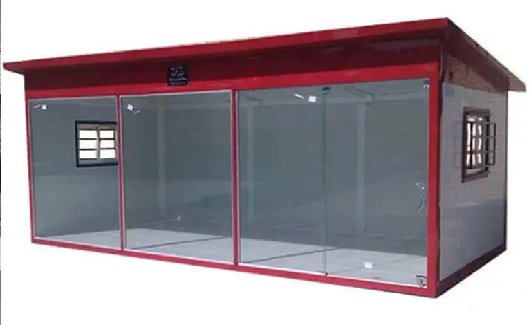 Features of the prefabricated storefront